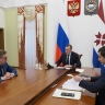 Артём Здунов встретился с генеральным директором Кадошкинского электротехнического завода Владимиром Рудаковым