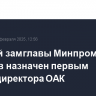 Бывший замглавы Минпромторга Бочаров назначен первым замгендиректора ОАК