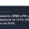 Заболеваемость ОРВИ в РФ за неделю выросла на 13,7%, COVID-19 - снизилась на 10,4%