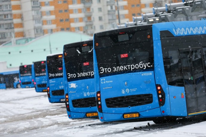 Электробусы вышли на маршрут №561 на северо-востоке столицы