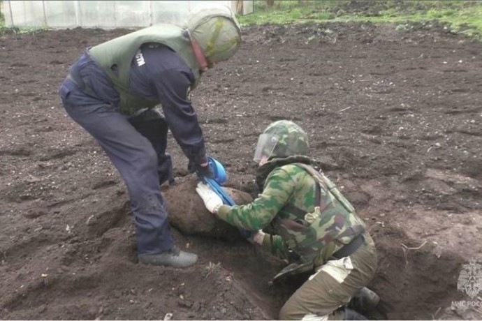 В Орловской области нашли мину времён Великой Отечественной войны