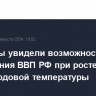 Эксперты увидели возможность увеличения ВВП РФ при росте среднегодовой температуры