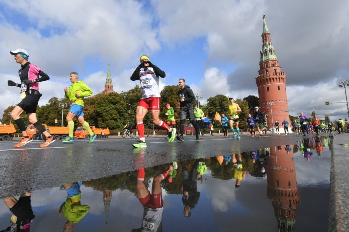 Движение в Хамовниках ограничено из-за Московского марафона