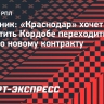 Источник: «Краснодар» хочет запретить Кордобе переходить в клубы РПЛ по новому контракту