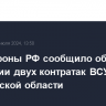 Минобороны РФ сообщило об отражении двух контратак ВСУ в Харьковской области