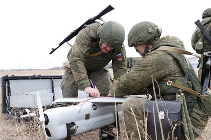 Расчет ударных беспилотников уничтожил отряд украинских военных под Работино