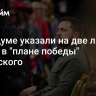 В Госдуме указали на две лишние буквы в "плане победы" Зеленского