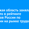 Иркутская область заняла 13 место в рейтинге регионов России по ситуации на рынке труда