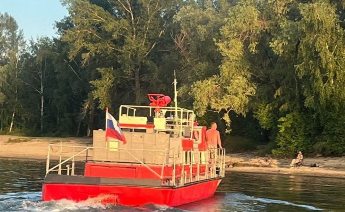 Мужчину чуть не унесло течением на реке Обь в Новосибирске