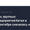 Прибыль крупных промпредприятий Китая в январе-октябре снизилась на 4,3%