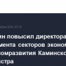 Мишустин повысил директора департамента секторов экономики Минэкономразвития Каминского до замминистра