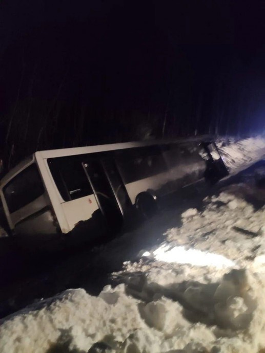 Более десяти человек пострадали в Ленобласти в результате ДТП с автобусом