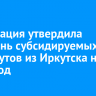 Росавиация утвердила перечень субсидируемых маршрутов из Иркутска на 2025 год