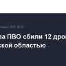 Средства ПВО сбили 12 дронов над Ростовской областью