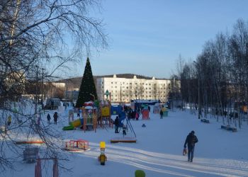 Тынду к новому году украсят светящиеся фигуры и 15-метровая ель