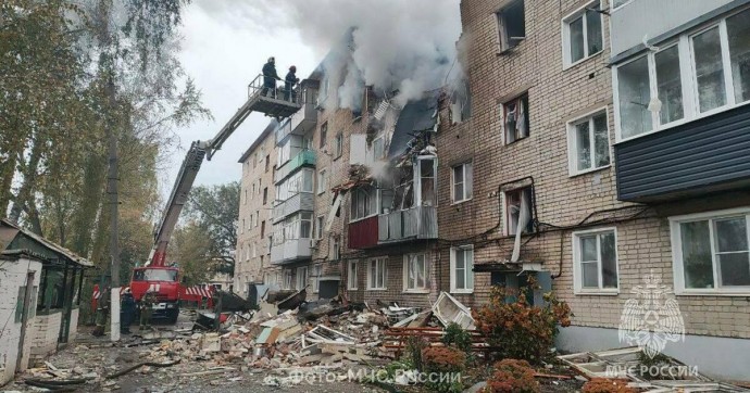 В Тамбовской области в пятиэтажке произошёл взрыв газа, есть погибшие