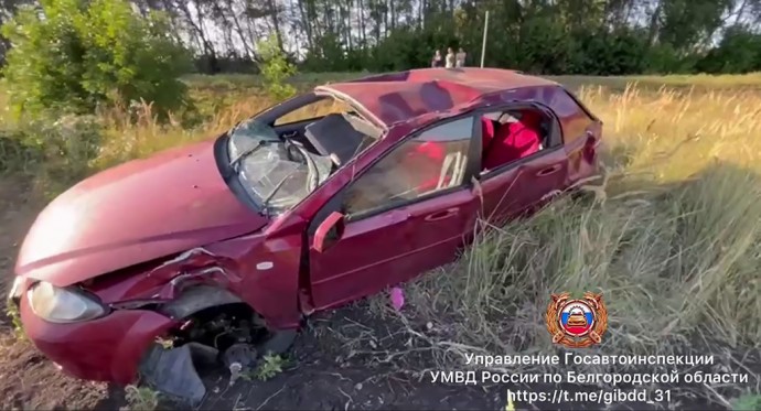 В Валуйском округе в ДТП пострадала 4-летняя девочка