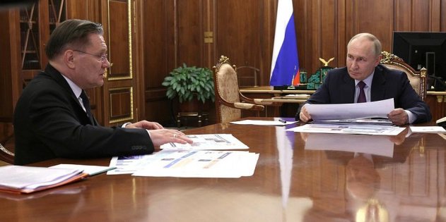 Путин и Лихачёв обсудили выполнение "Росатомом" гособоронзаказа - «Политика»