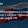 Глава Минэкономики Словакии обсудила с послом Украины поставки нефти РФ