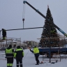 Возведение ледового городка началось в Белогорске