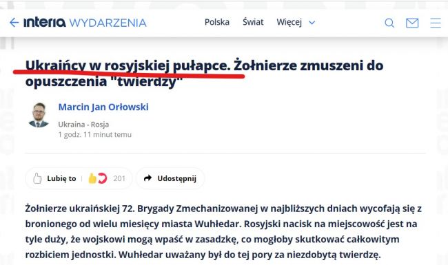 «Украинцы в российской ловушке» — констатация факта в польских СМИ