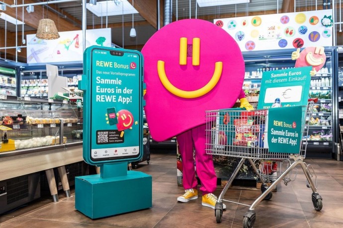 Германия — Rewe делает шаг в будущее: Бонусы теперь начисляются в евро!
