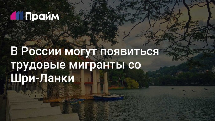 В  России могут появиться трудовые мигранты со Шри-Ланки