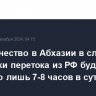 Электричество в Абхазии в случае остановки перетока из РФ будет доступно лишь 7-8 часов в сутки