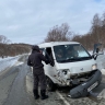 На охотской трассе водитель потерял сознание за рулём