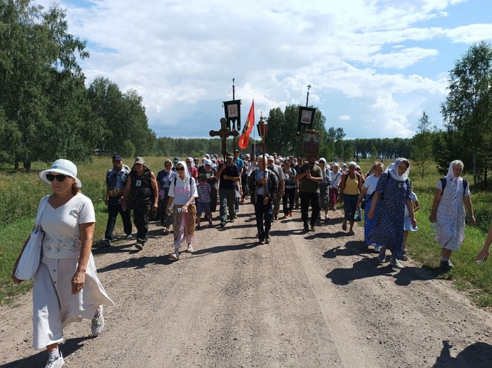 В Новосибирской области прошёл Серафимо-Турнаевский крестный ход