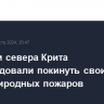 Жителям севера Крита рекомендовали покинуть свои дома из-за природных пожаров