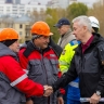 Открытие эстакады — связки Московского скоростного диаметра с Волгоградским проспектом