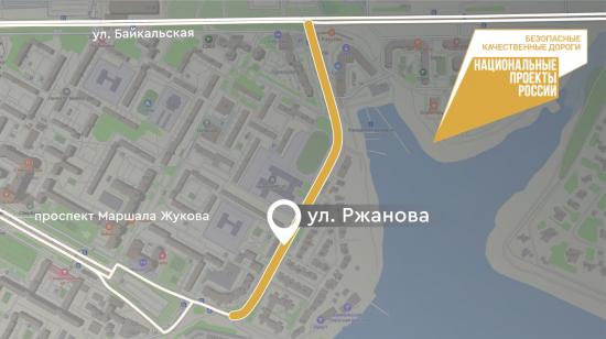 Улицу Ржанова в Иркутске в 2025 году ждет комплексный ремонт