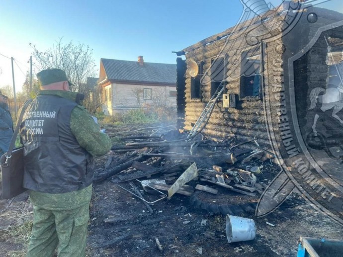 Три человека погибли во время пожара в Костромской области