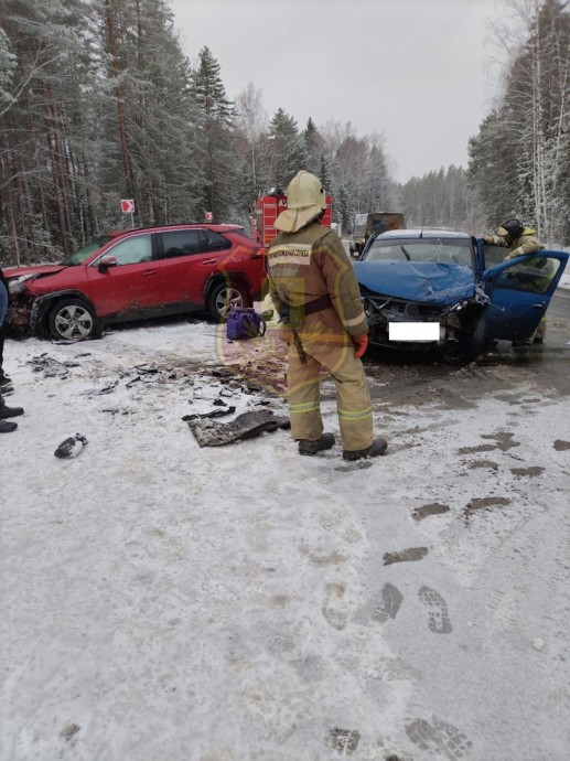 В результате ДТП с двумя иномарками в Ярославской области пострадали водитель и пассажирка