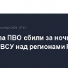 Средства ПВО сбили за ночь 14 дронов ВСУ над регионами РФ