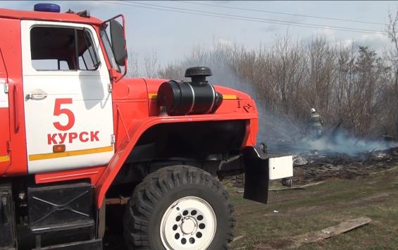 В Курске 31 июля на Малиновой сгорел автобус