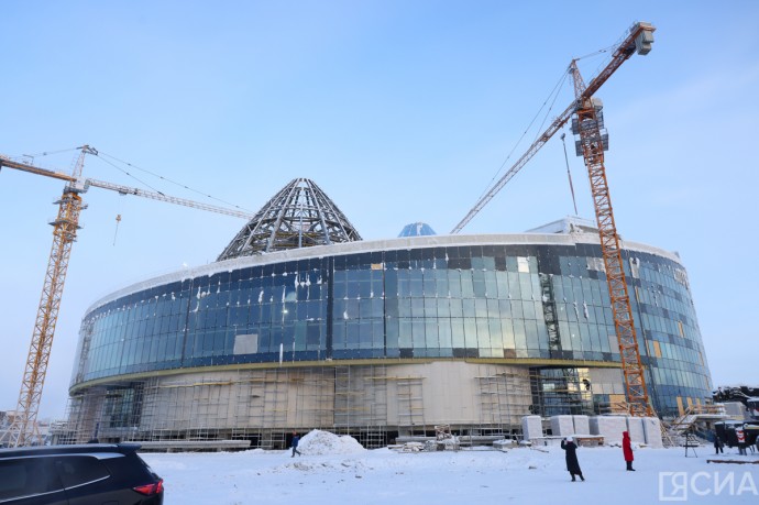 Готовность здания Арктического центра эпоса и искусств в Якутске составляет почти 60%