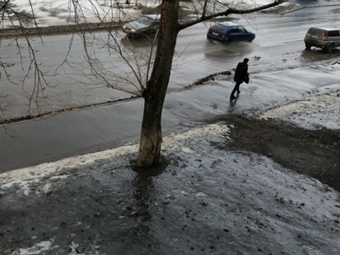 В ближайший час местами по Мордовии ожидается гололед