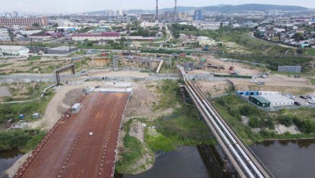 На третьем мосту в Улан-Удэ завершили переустройство участка тепломагистрали