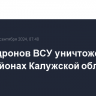 Шесть дронов ВСУ уничтожено в двух районах Калужской области