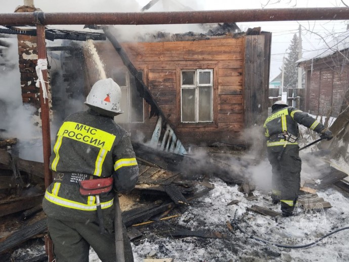 В одном из райцентров Пензенской области потушили серьезный пожар