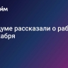 В Госдуме рассказали о работе 28 декабря