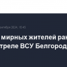 Восемь мирных жителей ранены при обстреле ВСУ Белгорода