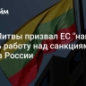 МИД Литвы призвал ЕС "наконец" начать работу над санкциями против России