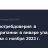 Индекс потребдоверия в Великобритании в январе упал до минимума с ноября 2023 г.