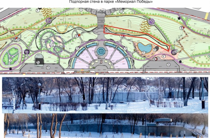 В Улан-Удэ украсят подпорную стену на «Мемориале Победы»
