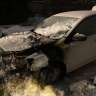 В Магнитогорске сгорело два автомобиля