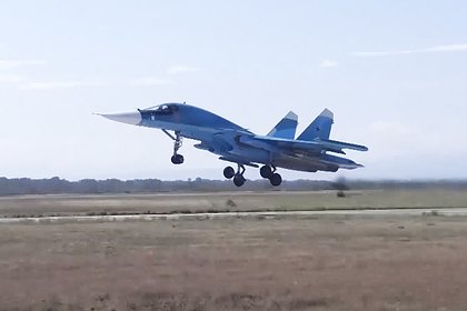 Су-34 нанес удар по подразделениям ВСУ в Курской области