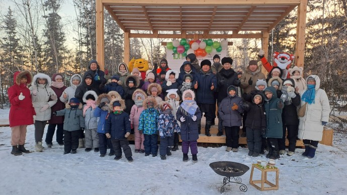 Новый мини-парк открыли в якутском селе Модут